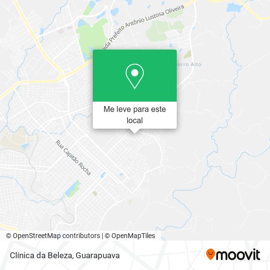 Clínica da Beleza mapa