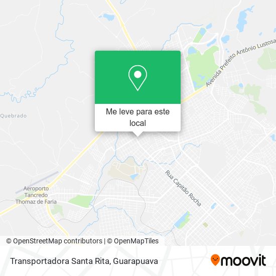 Transportadora Santa Rita mapa