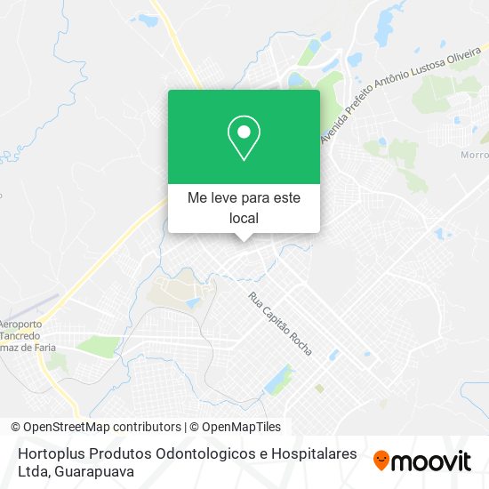 Hortoplus Produtos Odontologicos e Hospitalares Ltda mapa
