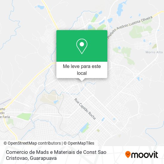 Comercio de Mads e Materiais de Const Sao Cristovao mapa