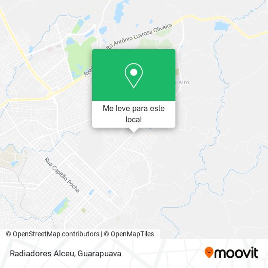 Radiadores Alceu mapa