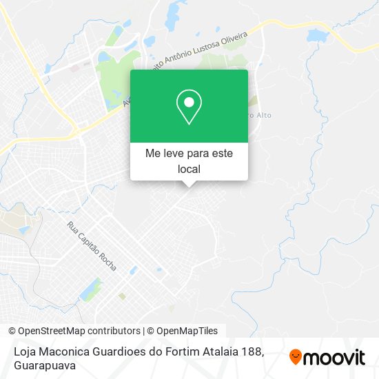 Loja Maconica Guardioes do Fortim Atalaia 188 mapa