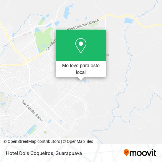 Hotel Dois Coqueiros mapa