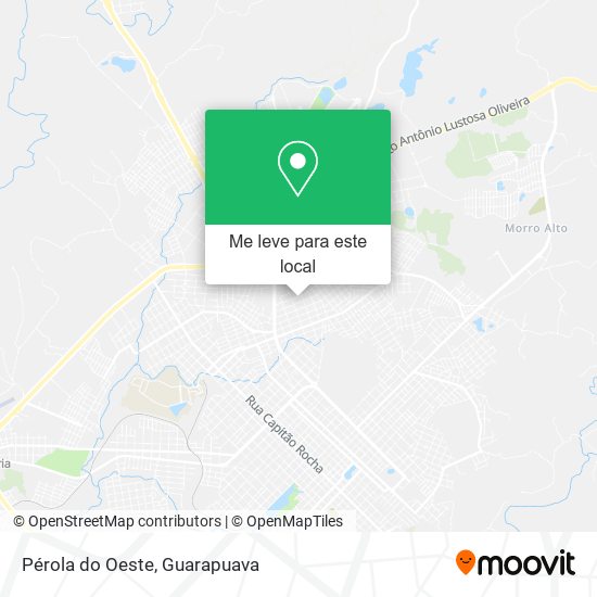 Pérola do Oeste mapa