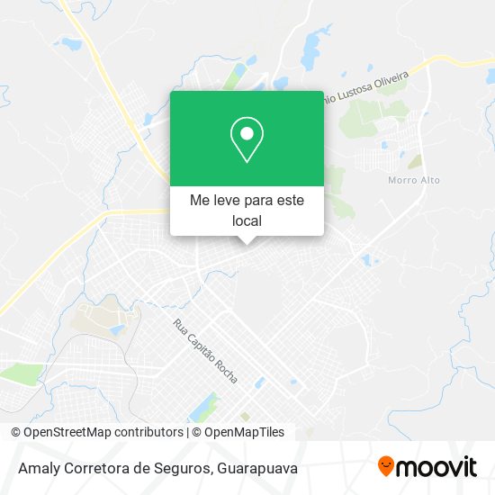 Amaly Corretora de Seguros mapa