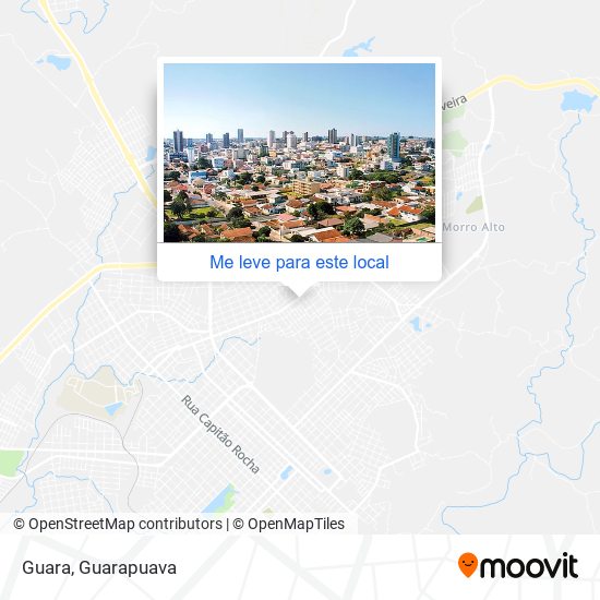 Guara mapa