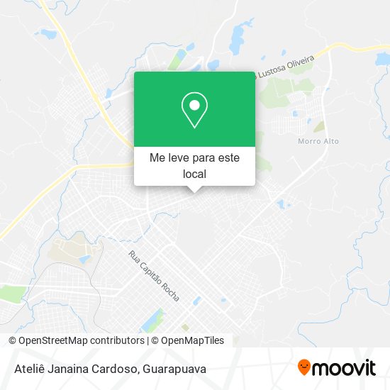 Ateliê Janaina Cardoso mapa