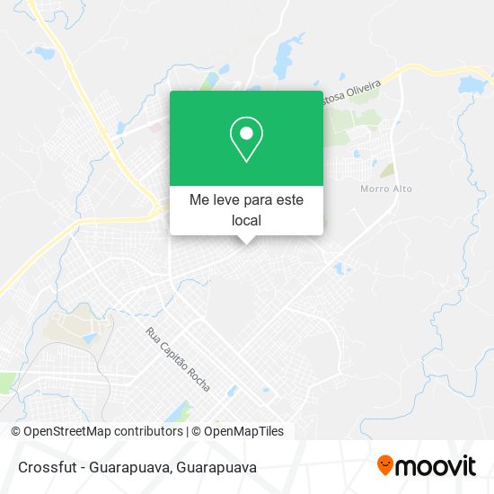 Crossfut - Guarapuava mapa