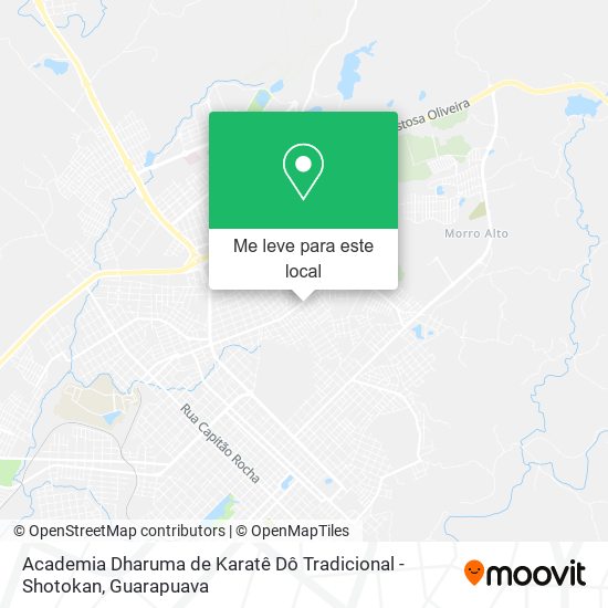 Academia Dharuma de Karatê Dô Tradicional - Shotokan mapa