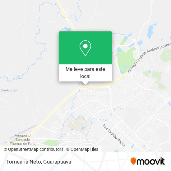 Tornearia Neto mapa
