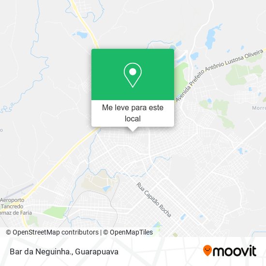 Bar da Neguinha. mapa