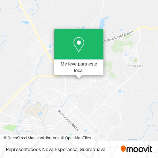 Representacoes Nova Esperanca mapa