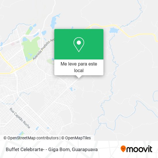 Buffet Celebrarte- - Giga Bom mapa