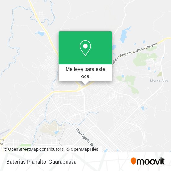 Baterias Planalto mapa