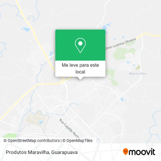 Produtos Maravilha mapa