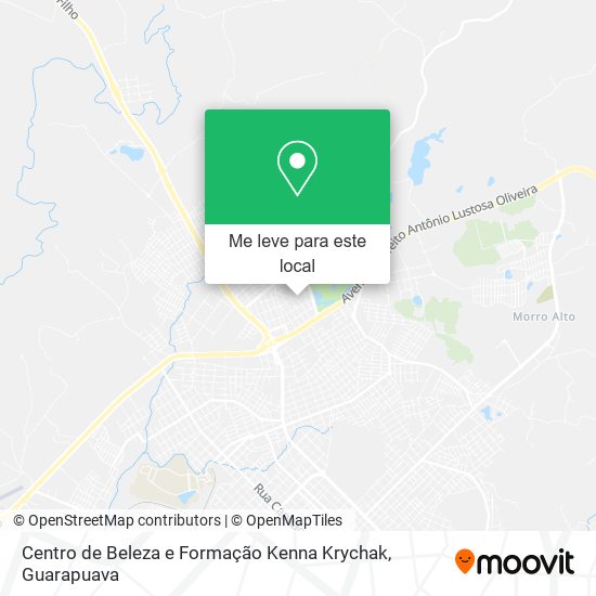 Centro de Beleza e Formação Kenna Krychak mapa