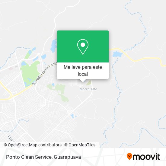 Ponto Clean Service mapa