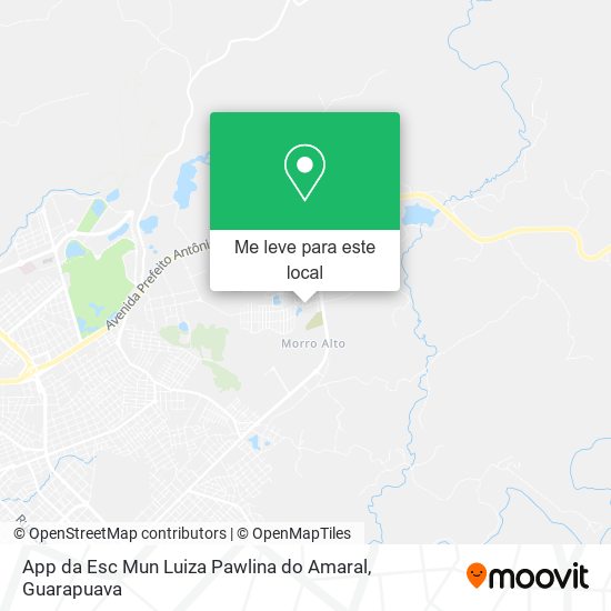 App da Esc Mun Luiza Pawlina do Amaral mapa