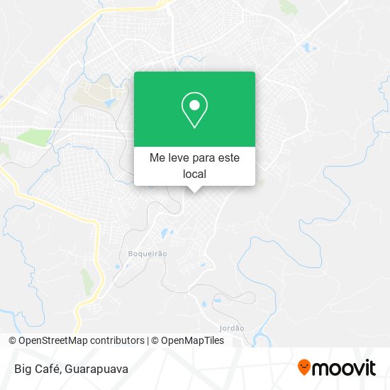 Big Café mapa
