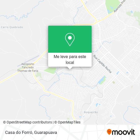 Casa do Forró mapa