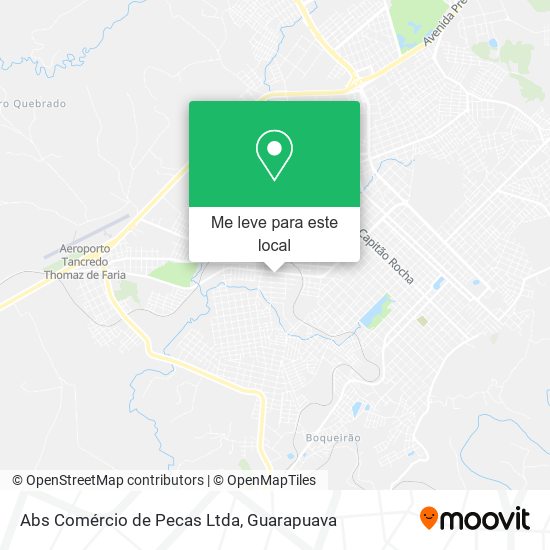 Abs Comércio de Pecas Ltda mapa