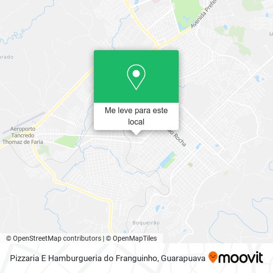 Pizzaria E Hamburgueria do Franguinho mapa