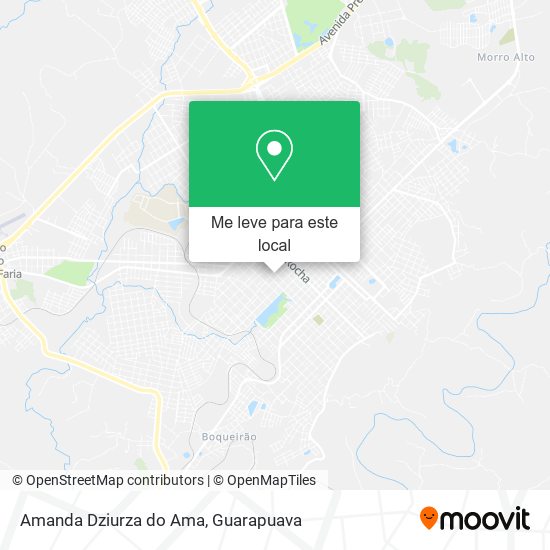Amanda Dziurza do Ama mapa