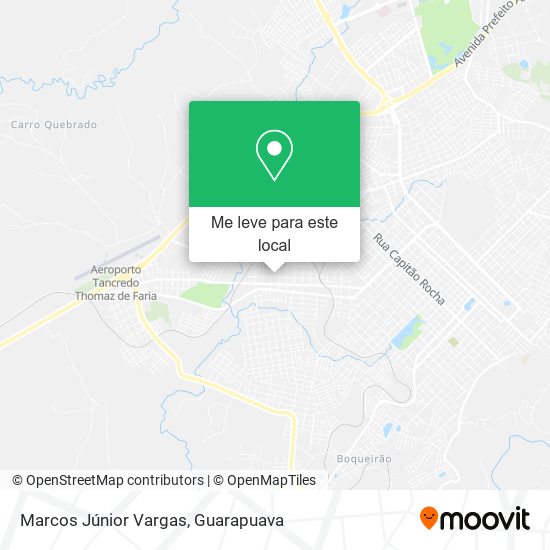 Marcos Júnior Vargas mapa