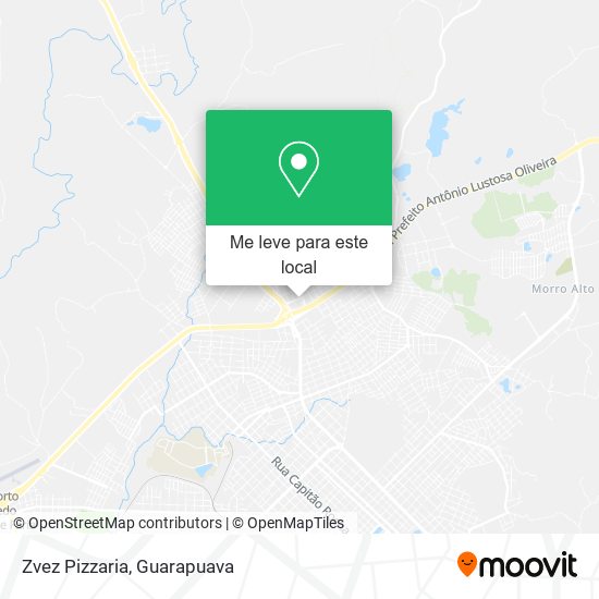 Zvez Pizzaria mapa