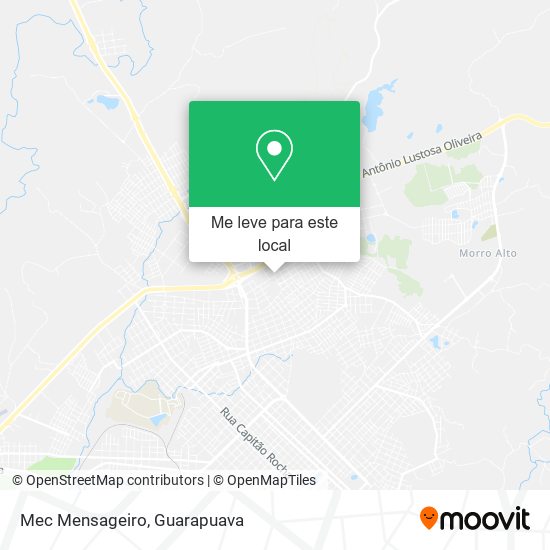 Mec Mensageiro mapa