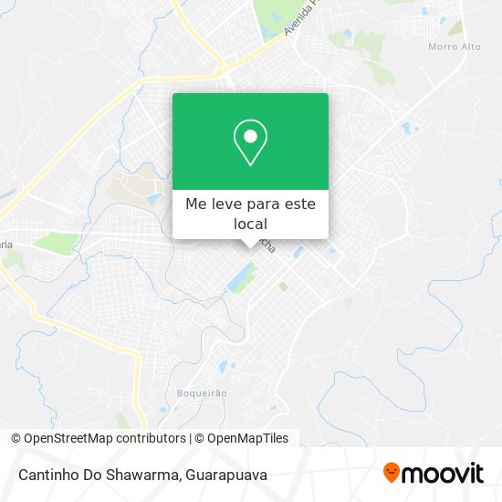 Cantinho Do Shawarma mapa