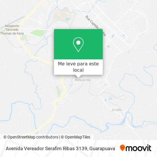 Avenida Vereador Serafim Ribas 3139 mapa