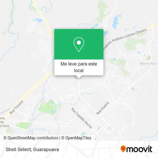 Shell Select mapa