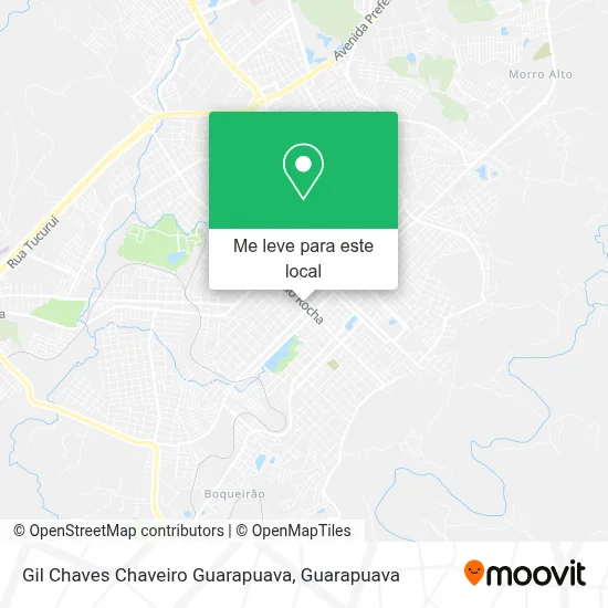 Gil Chaves Chaveiro Guarapuava mapa