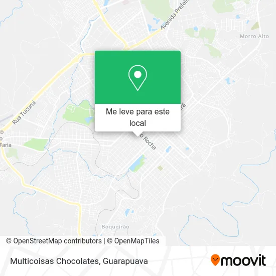 Multicoisas Chocolates mapa