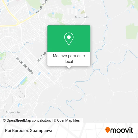 Rui Barbosa mapa