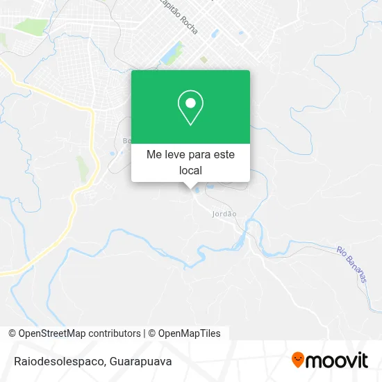 Raiodesolespaco mapa
