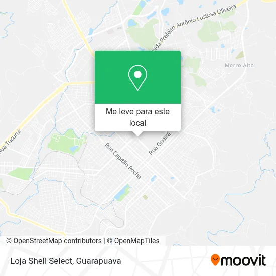 Loja Shell Select mapa
