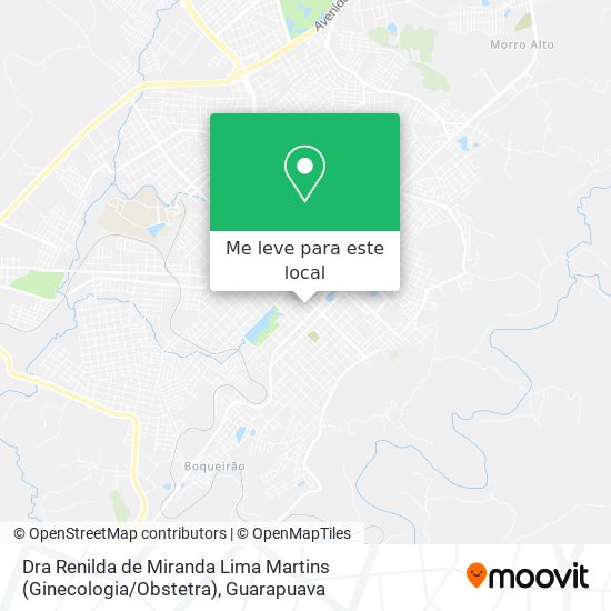 Dra Renilda de Miranda Lima Martins (Ginecologia / Obstetra) mapa