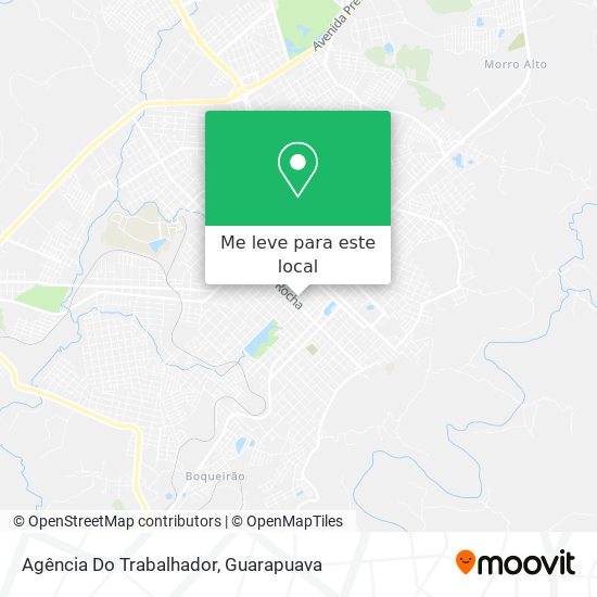 Agência Do Trabalhador mapa