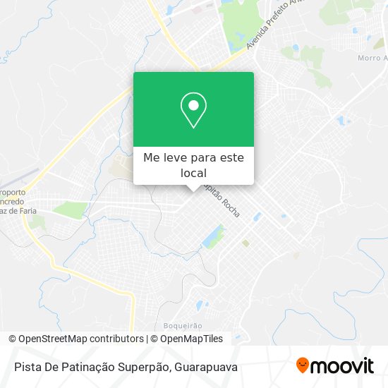 Pista De Patinação Superpão mapa