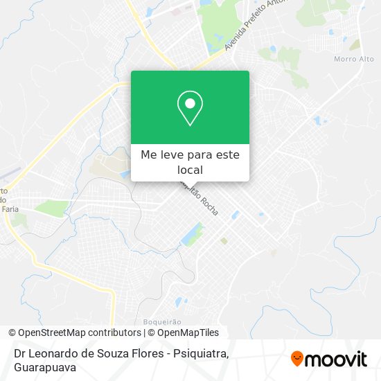 Dr Leonardo de Souza Flores - Psiquiatra mapa
