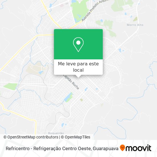 Refricentro - Refrigeração Centro Oeste mapa