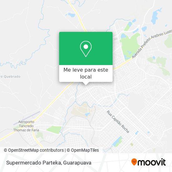 Supermercado Parteka mapa
