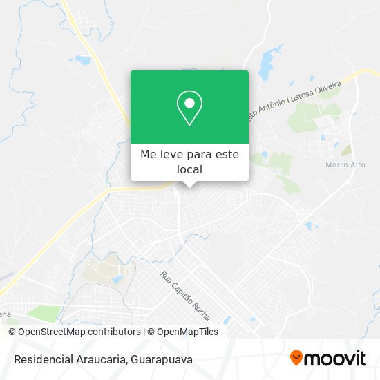 Residencial Araucaria mapa