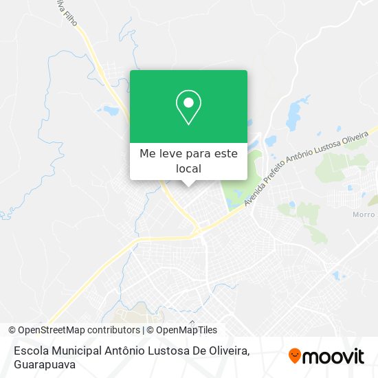 Escola Municipal Antônio Lustosa De Oliveira mapa
