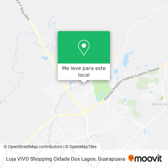 Loja VIVO Shopping Cidade Dos Lagos mapa