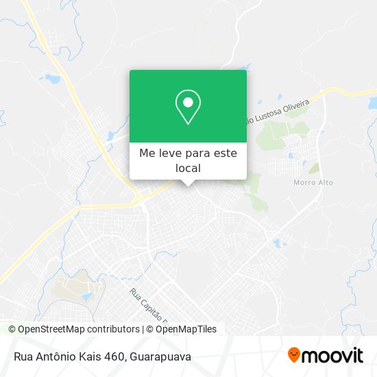 Rua Antônio Kais 460 mapa