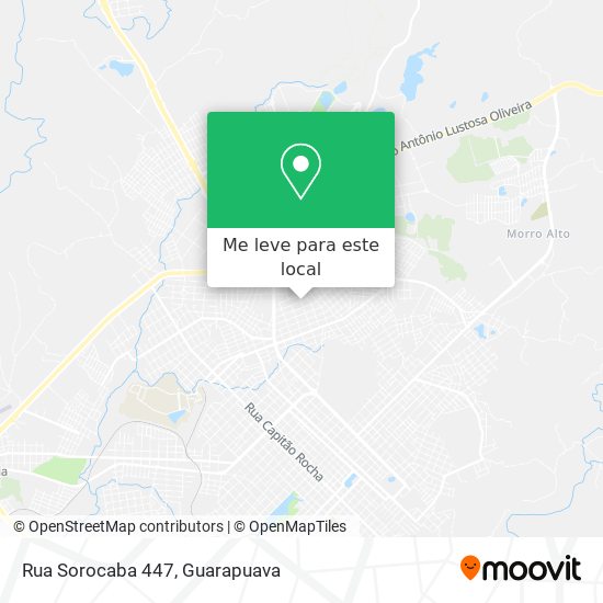 Rua Sorocaba 447 mapa