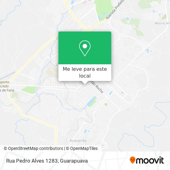 Rua Pedro Alves 1283 mapa